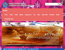 Tablet Screenshot of pariwisata.denpasarkota.go.id