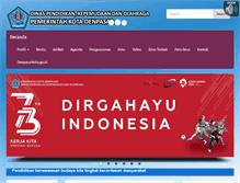 Tablet Screenshot of pendidikan.denpasarkota.go.id