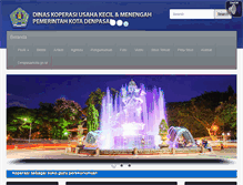 Tablet Screenshot of koperasi.denpasarkota.go.id