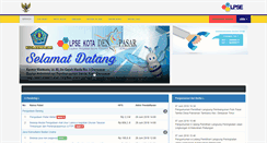 Desktop Screenshot of eproc.denpasarkota.go.id