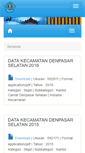Mobile Screenshot of bankdata.denpasarkota.go.id