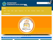 Tablet Screenshot of inspektorat.denpasarkota.go.id